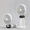 Mini Portable Fan, Handheld Fan Personal Mini Fan USB Rechargeable With 5 Speeds, 90° Foldable