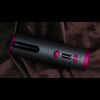 5 Heat Settings DELYOU Auto-Curler for Luscious Locks - Ceramic, Anti-Scald, Tangle-Free, Quick Charge USB Rechargeable