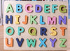 Wooden Numbers Letters Alphabet Shape Enlightenment Education Cognitive 3D Grab Board Puzzle For Baby Preschool Toys