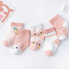 Cotton 5Pairs Baby Socks Newborn Baby Boy Socks 0-1-3-7Y Kids